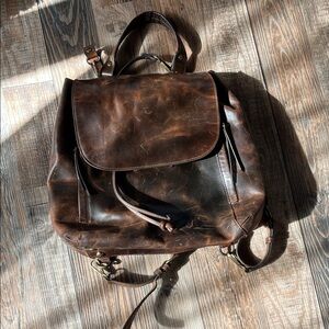 RACHEL Rachel Roy Leather Backpack / Crossbody